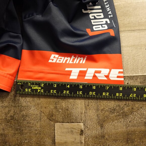 Santini Trek-Segafredo Pro Team Cycling Bib Shorts XXL Made in Italy - Picture 8 of 12